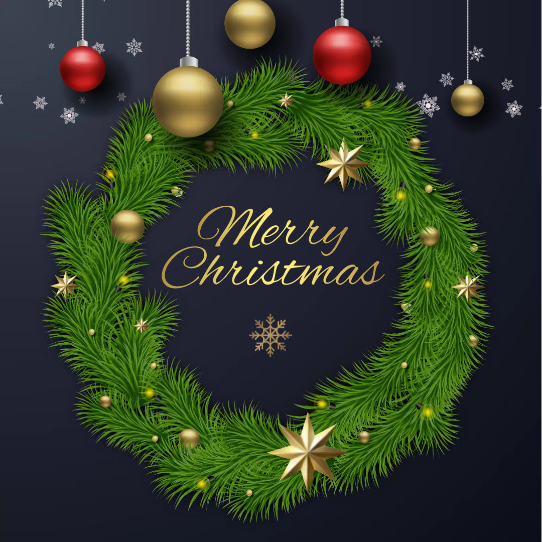 Cross border hot sale Christmas wreath Christmas decoration wreath window decoration props garland