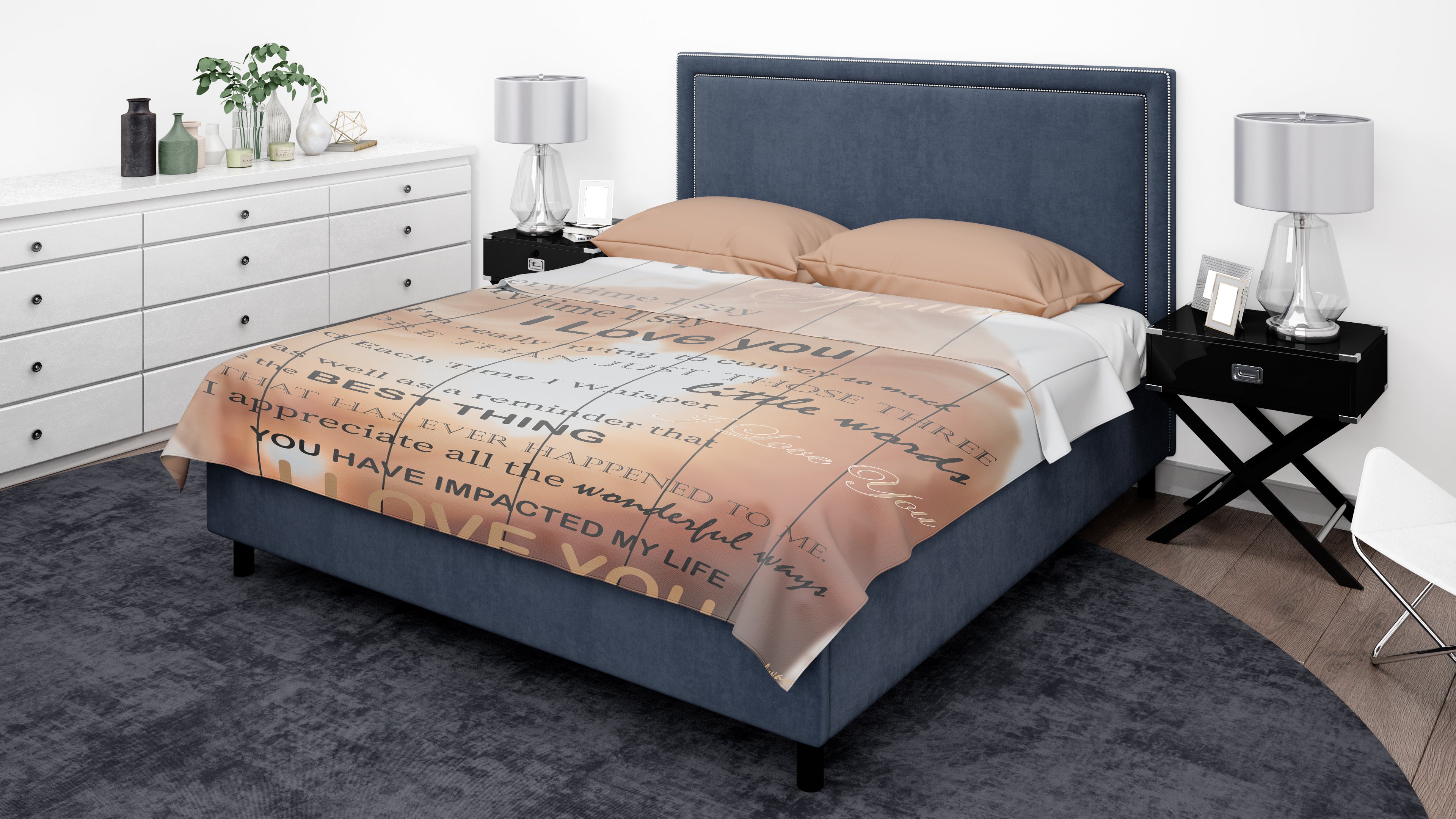 To My Spouse Blanket Design By Seerat