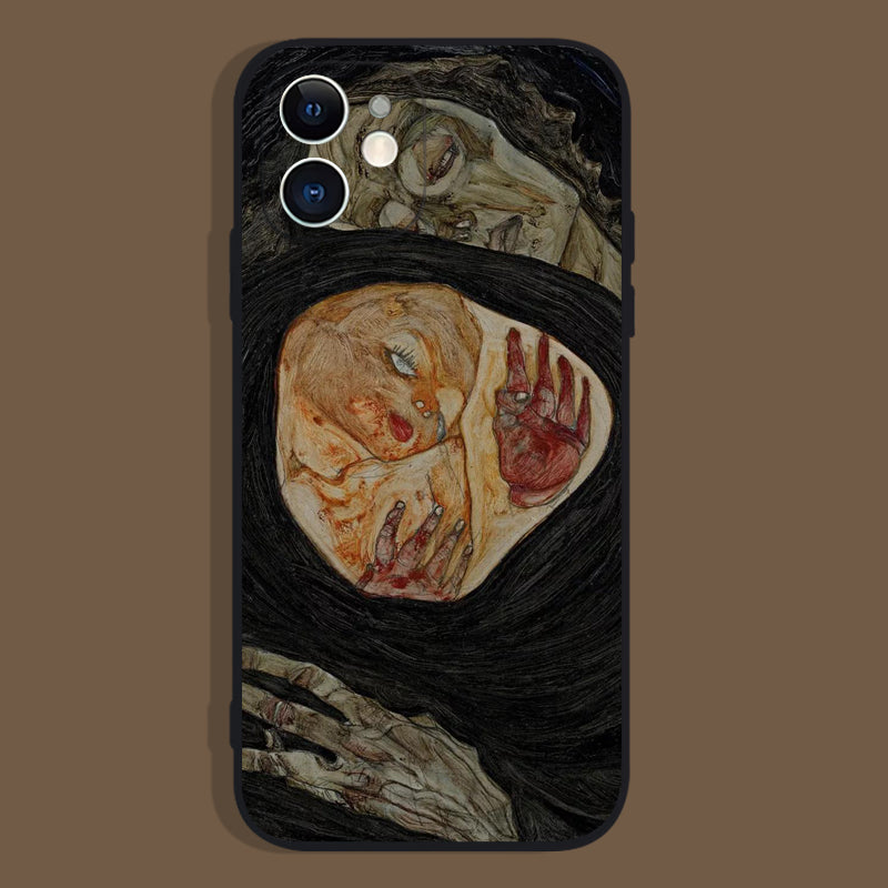 Schiller vintage oil painting phone case