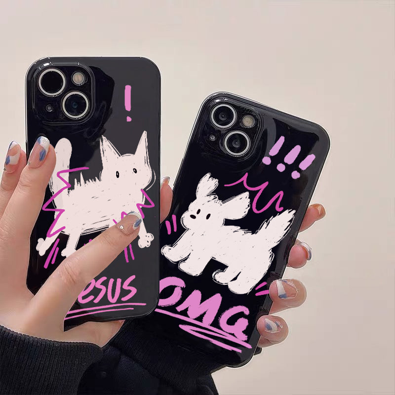 Scaredy cat phone case