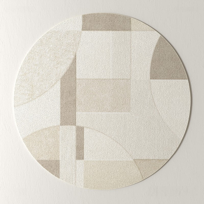 Modern Rugs for Dining Room, Abstract Contemporary Round Rugs for Dining Room, Circular Modern Rugs for Bedroom, Geometric Modern Rug Ideas for Living Room