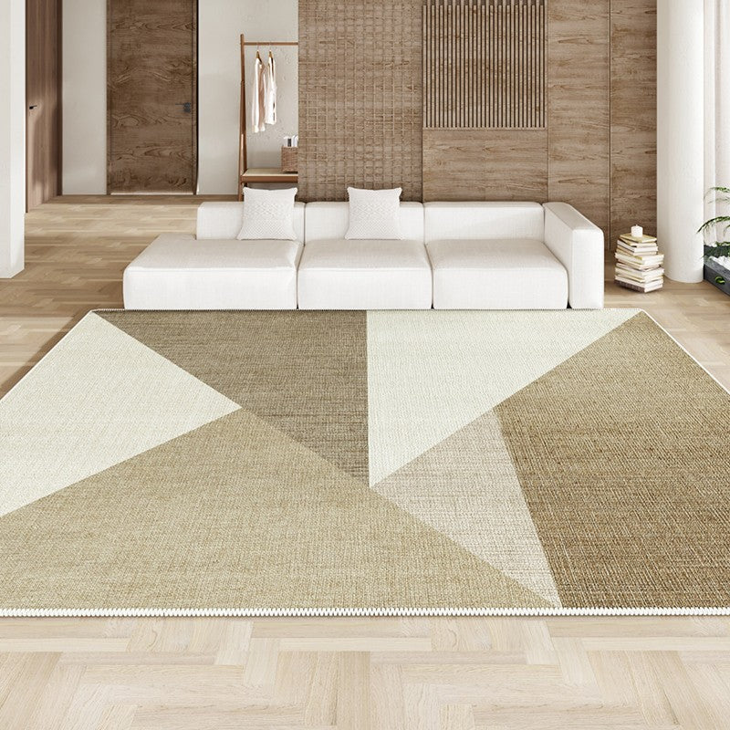 Contemporary Modern Rugs for Living Room, Bedroom Modern Rugs, Abstract Geometric Modern Rugs, Modern Rugs for Dining Room, Beige Contemporary Modern Rugs