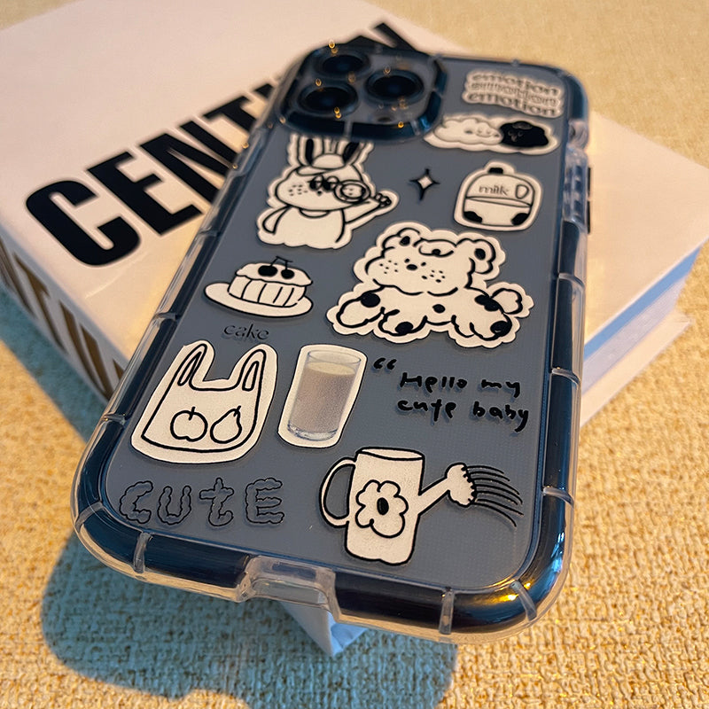 Black airbag ~ cute rabbit puppy