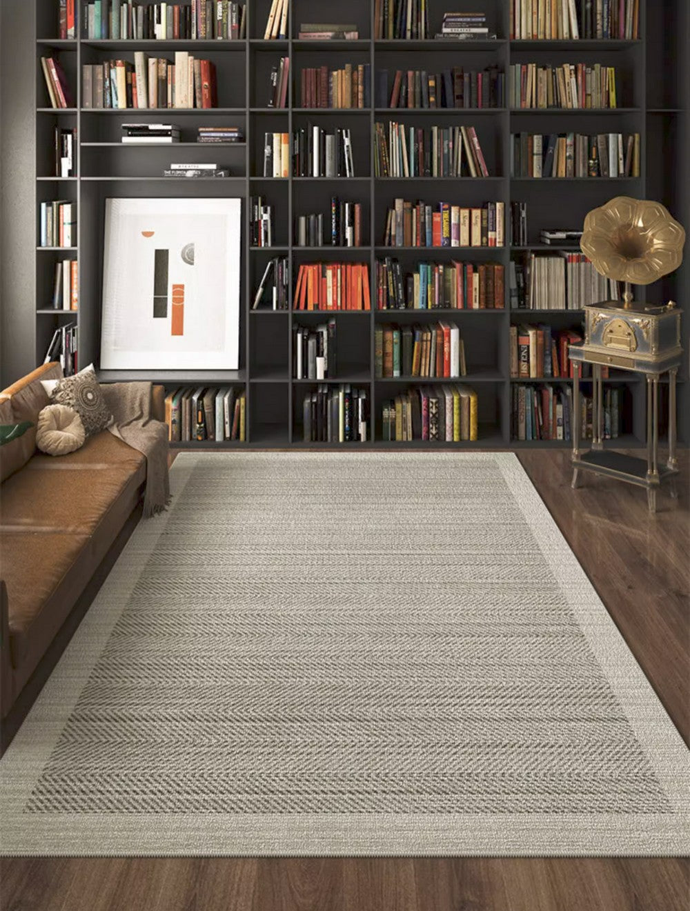 Contemporary Area Rugs for Bedroom, Abstract Modern Rugs for Living Room, Large Grey Rugs, Dining Room Floor Rug, Large Floor Rugs for Office