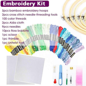 100 Colors Thread Kits - Cross Stitch Accessories ktclubs.com