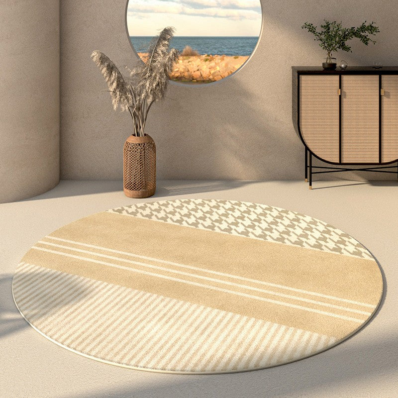 Hallway Runner Rugs, Geometric Modern Round Rugs, Circular Modern Rugs under Coffee Table, Contemporary Modern Rugs for Dining Room