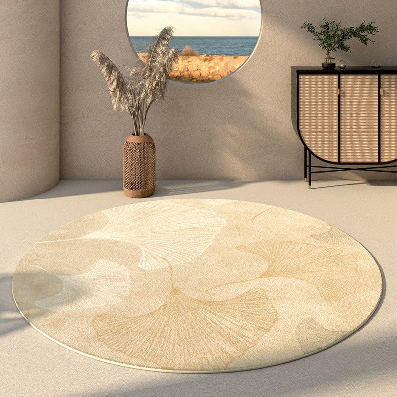 Entryway Round Rugs, Circular Modern Rugs under Coffee Table, Modern Round Rugs for Dining Room, Abstract Contemporary Round Rugs under Sofa
