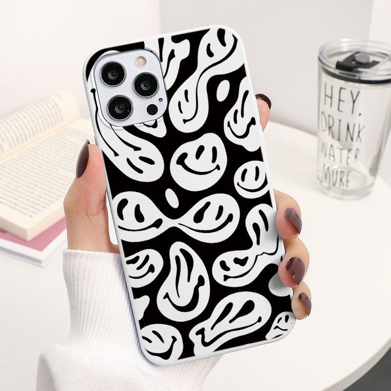 Cute Funny Trippy Happy Face Phone Case