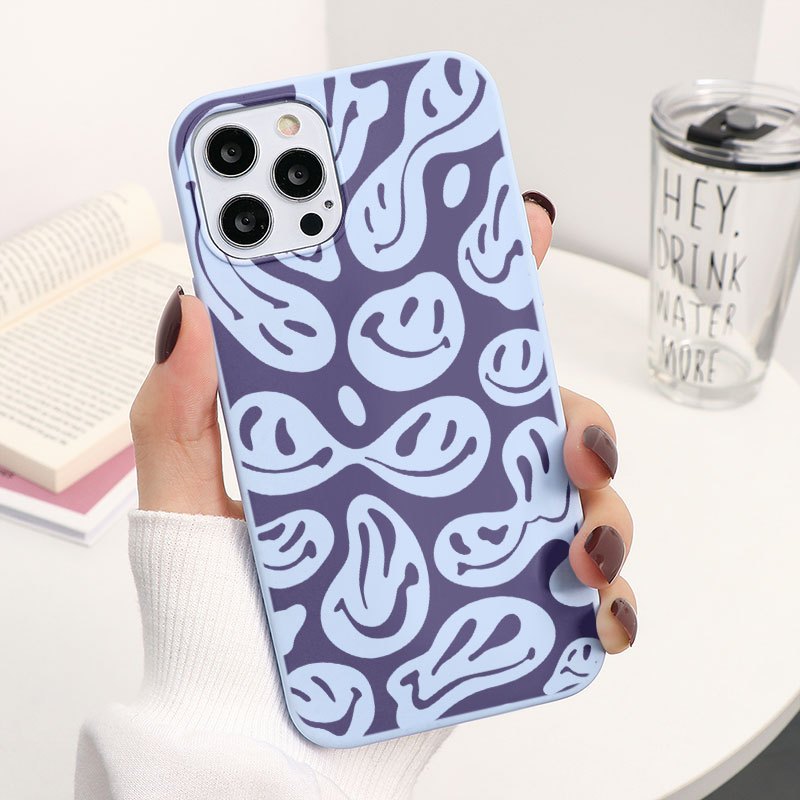 Cute Funny Trippy Happy Face Phone Case