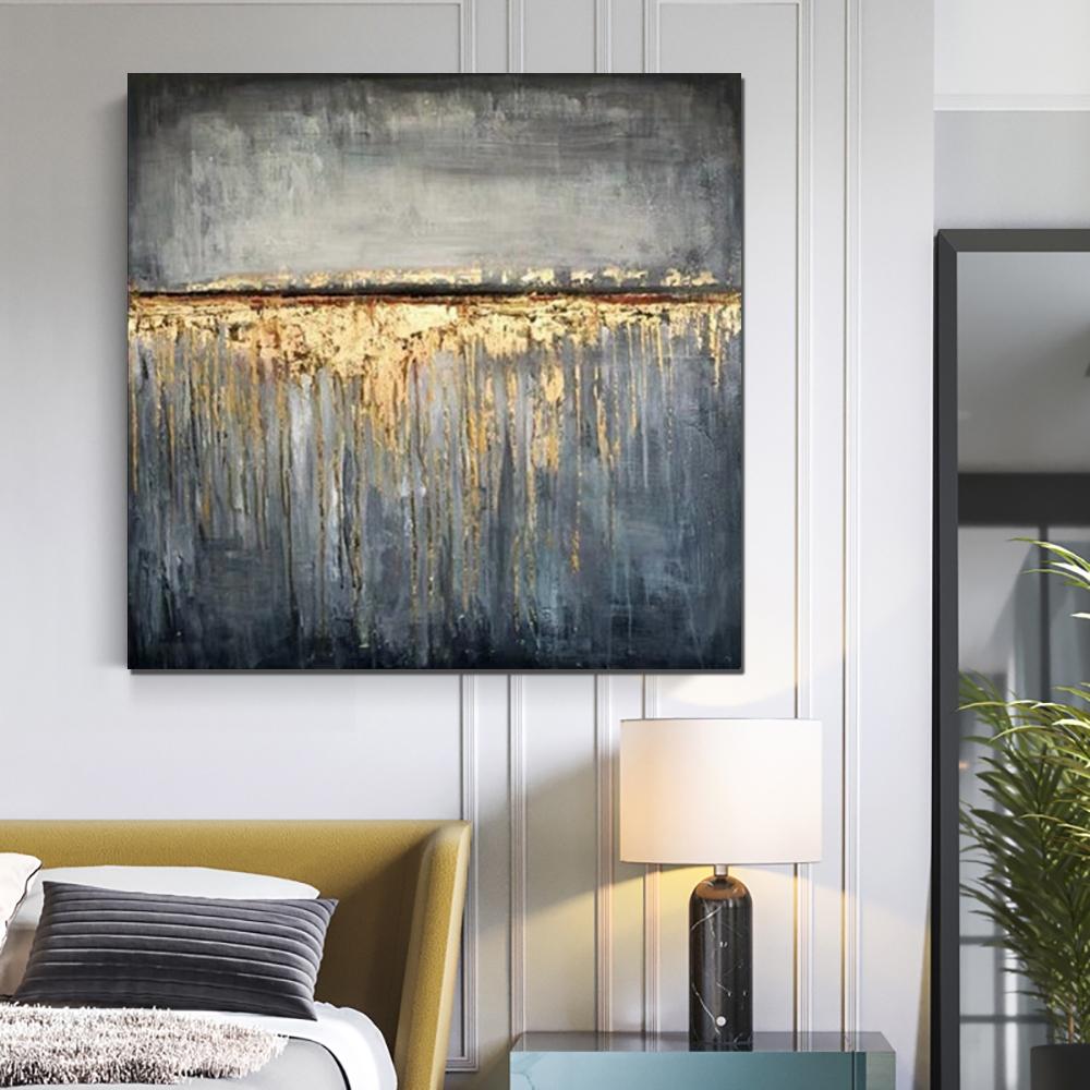 Extra Large Abstract Paintings on Canvas, Bedroom Wall Art Ideas, Simple Painting Ideas for Bedroom, Hand Painted Abstract Painting