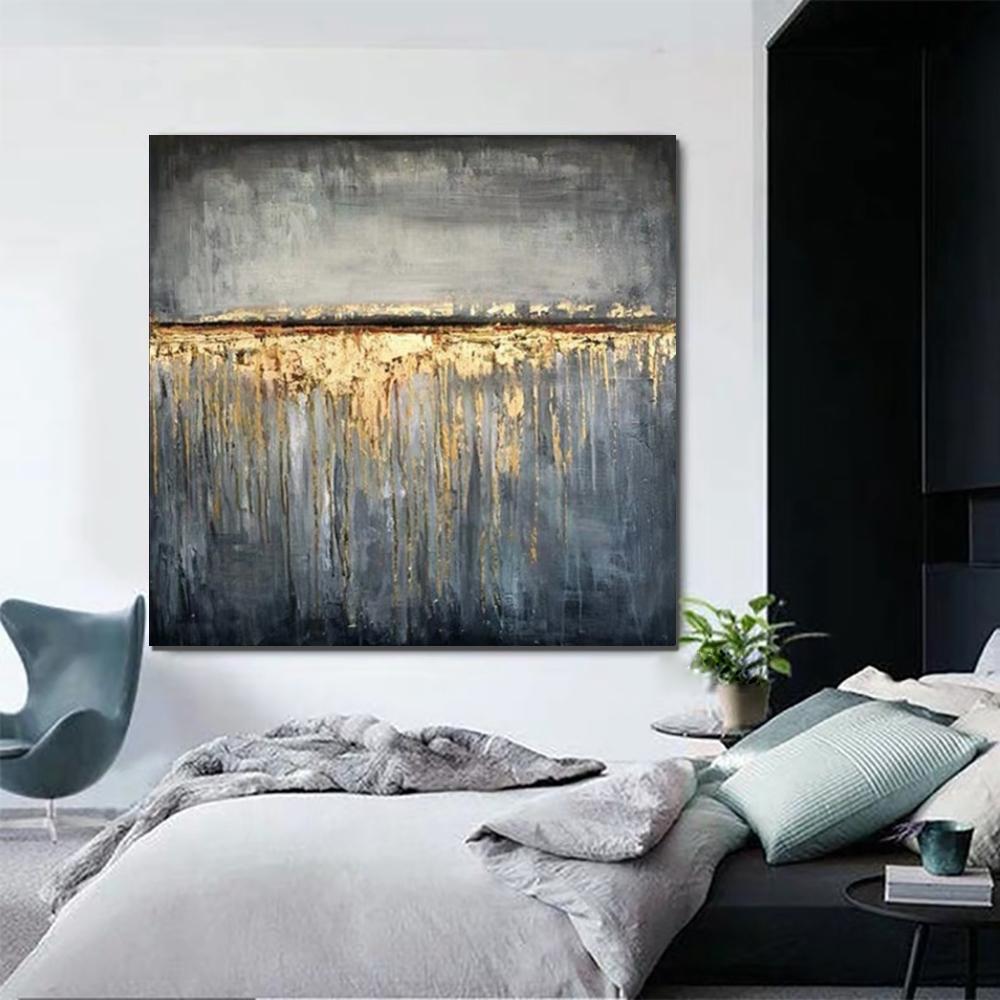 Extra Large Abstract Paintings on Canvas, Bedroom Wall Art Ideas, Simple Painting Ideas for Bedroom, Hand Painted Abstract Painting