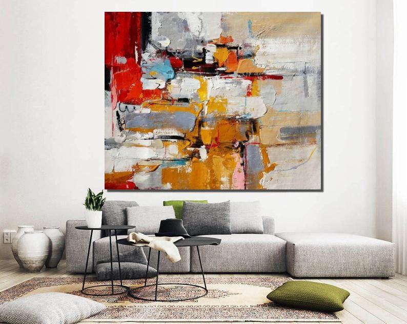Contemporary Wall Art Ideas, Modern Acrylic Painting, Extra Large Paintings for Living Room, Hand Painted Abstract Painting, Large Paintings for Bedroom