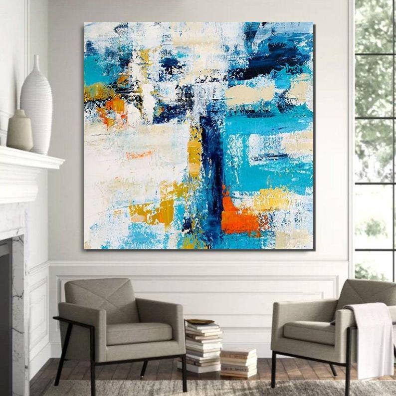 Huge Abstract Artwork, Extra Large Paintings for Living Room, Abstract Wall Art Paintings, Simple Modern Art, Modern Canvas Paintings for Bedroom