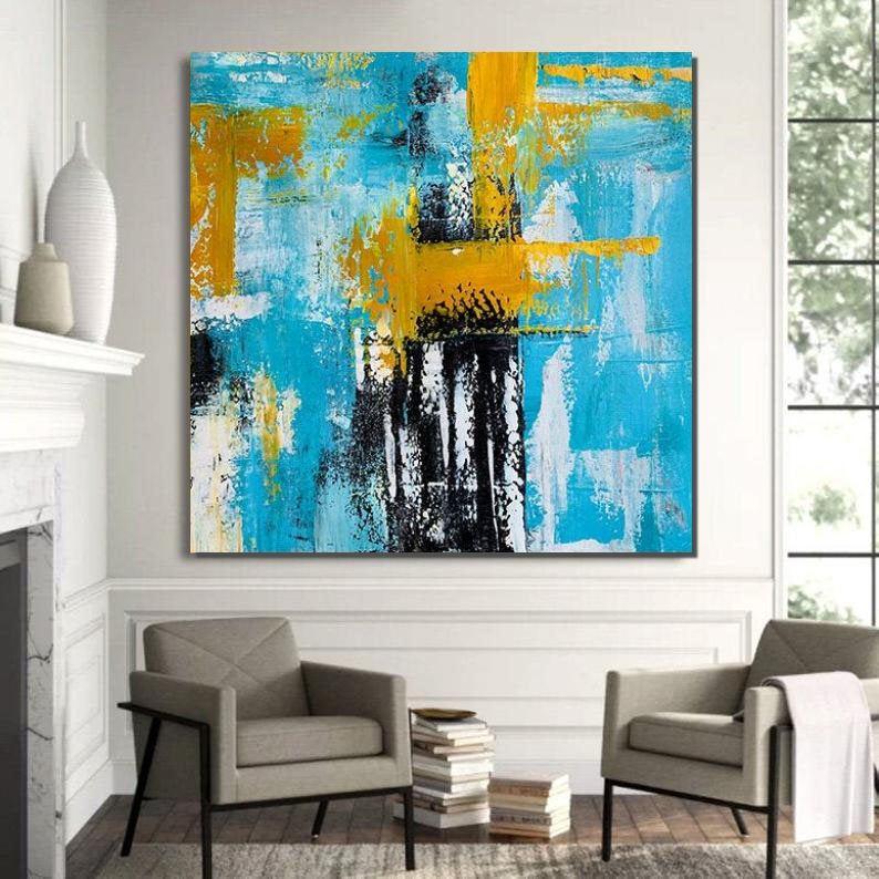 Acrylic Paintings for Bedroom, Living Room Wall Painting, Large Paintings for Sale, Abstract Acrylic Paintings, Contemporary Modern Art, Simple Canvas Painting