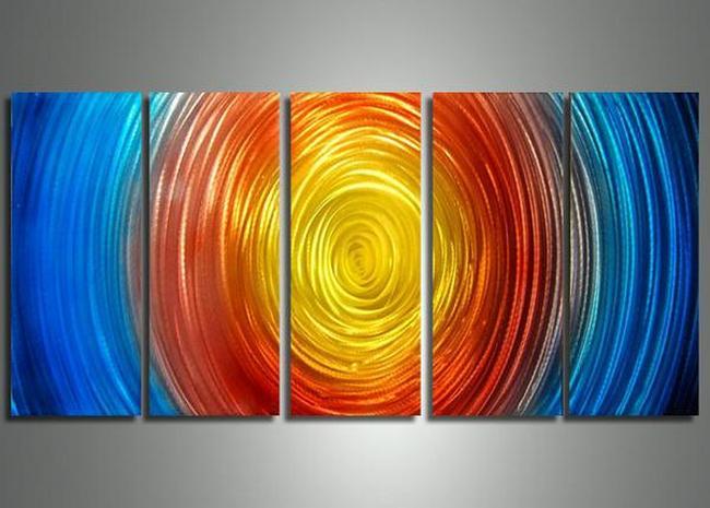Acrylic Painting Abstract, Living Room Wall Art Paintings, Modern Contemporary Art, Colorful Lines