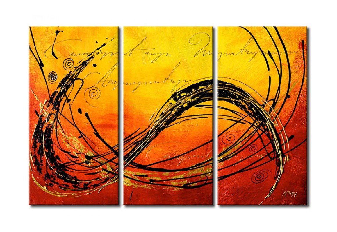 3 Piece Wall Painting, Modern Contemporary Paintings, Acrylic Abstract Paintings, Wall Art Paintings