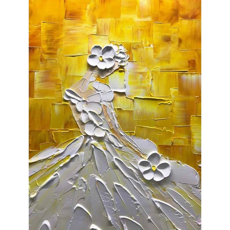 Modern Paintings, Contemporary Art, Texture Artwork, Palette Knife Canvas Paintings, Ballet Dancer Painting, Acrylic Painting Abstract