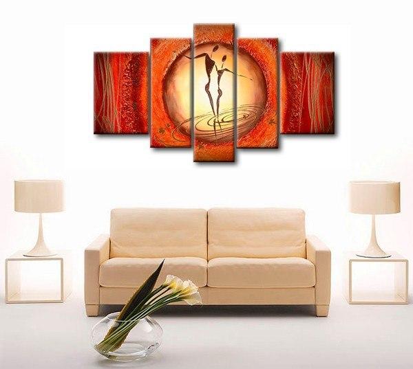 Extra Large Wall Art, Abstract Figure Painting, Bedroom Canvas Painting, Buy Art Online