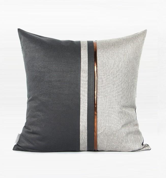 Modern Sofa Pillows, Dark Gray Throw Pillows, Decorative Pillows for Couch, Simple Modern Pillows, Contemporary Throw Pillows