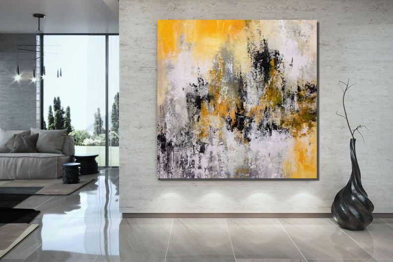 Large Paintings for Bedroom, Living Room Acrylic Painting, Contemporary Painting, Modern Wall Art Ideas for Dining Room, Large Canvas Painting
