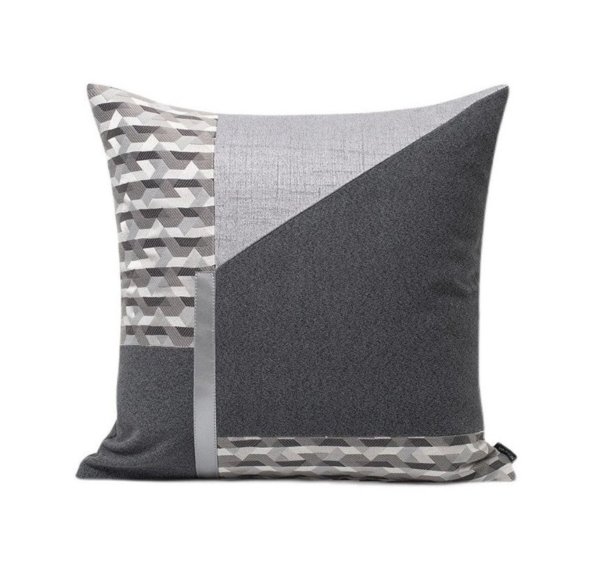 Modern Simple Throw Pillows for Dining Room, Decorative Modern Sofa Pillows, Modern Throw Pillows for Couch, Large Gray Simple Modern Pillows