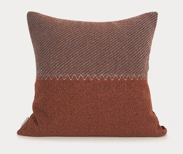 Orange Square Throw Pillows, Simple Modern Throw Pillow for Couch, Decorative Pillows for Interior Design, Modern Sofa Pillow Covers