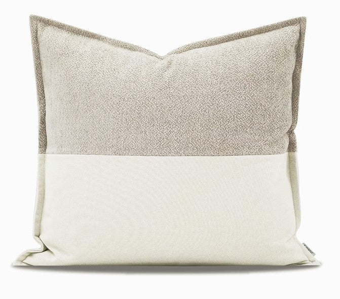 Large Modern Sofa Pillow Covers, Contemporary Square Modern Throw Pillows for Couch, Simple Throw Pillow for Interior Design