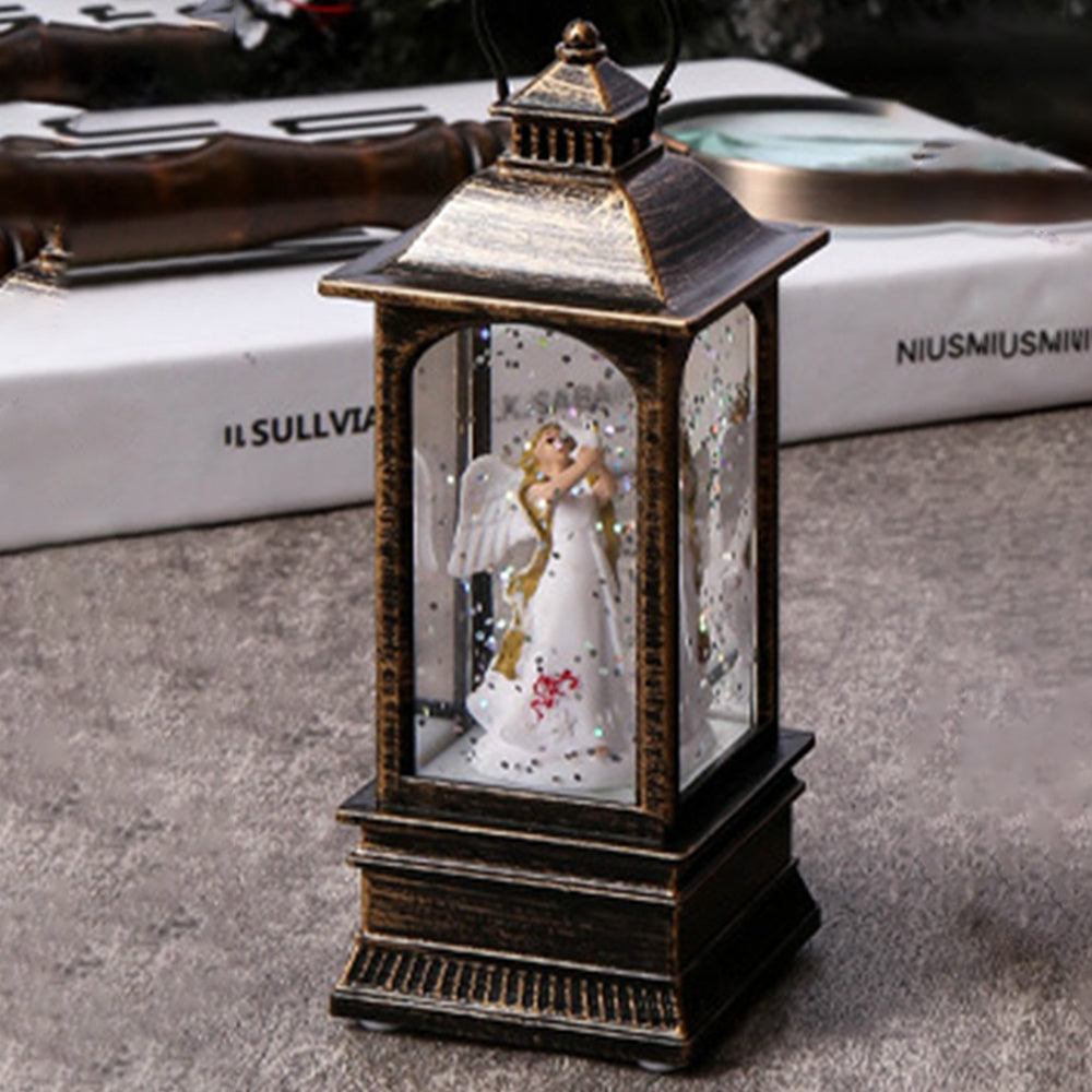 1pc Christmas Night Lamp, Christmas Lanterns, Home Decoration, Ideal Gifts, 5.5in/14cm*1.96in/5cm*1.96in/5cm