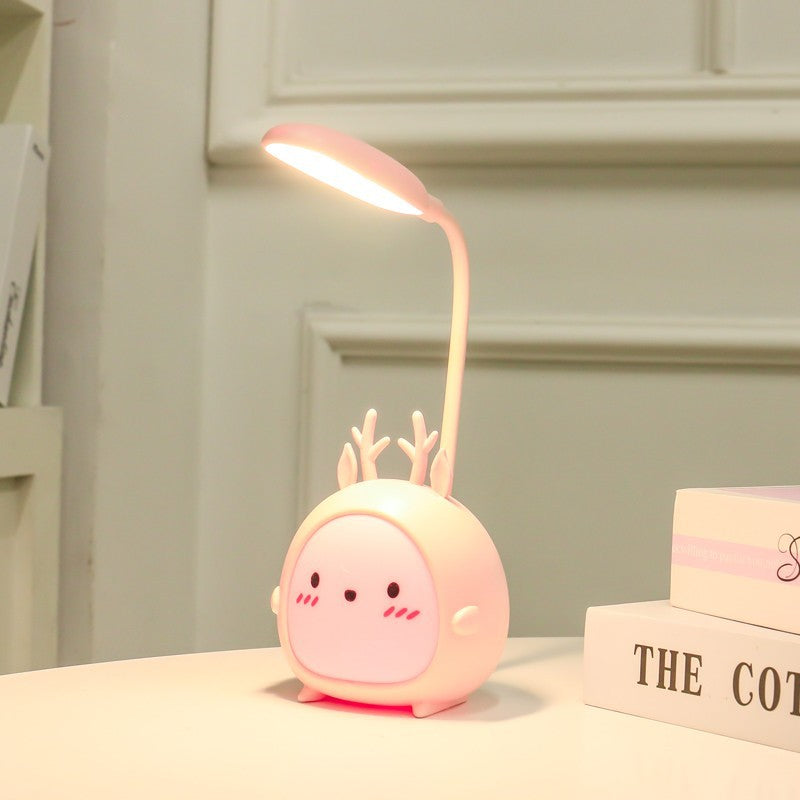Desk lamp - LED eye protection coloured illuminated deer style for children's bedrooms