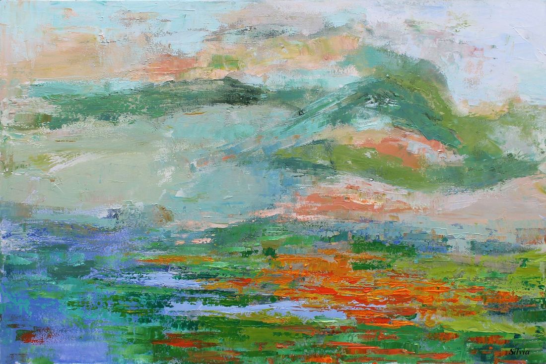 Canvas Painting, Canvas Wall Art, Large Abstract Art, Original Painting, Wall Art, Large Oil Painting, Landscape Painting, Large Art