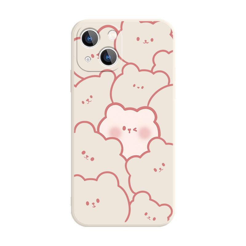 Non-Slip Little Bear Protective Case Mobile Phone Cover