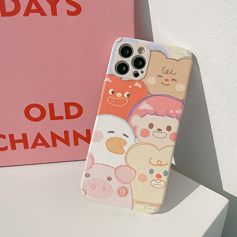 Original Cartoon Children's Fun Painting Imitation Leather All-inclusive Drop-proof Mobile Phone Case