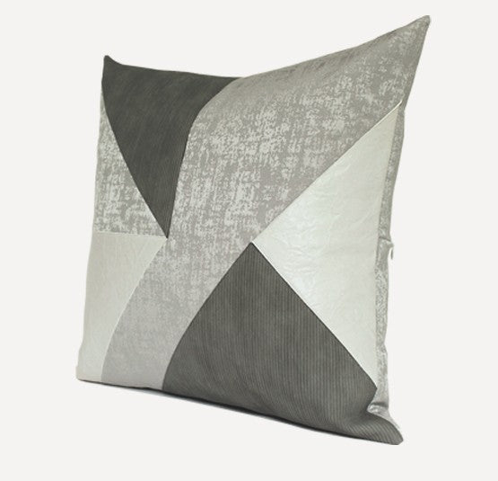 Simple Modern Pillows for Living Room, Grey Decorative Pillows for Couch, Modern Sofa Pillows, Modern Sofa Pillows, Contemporary Geometric Pillows