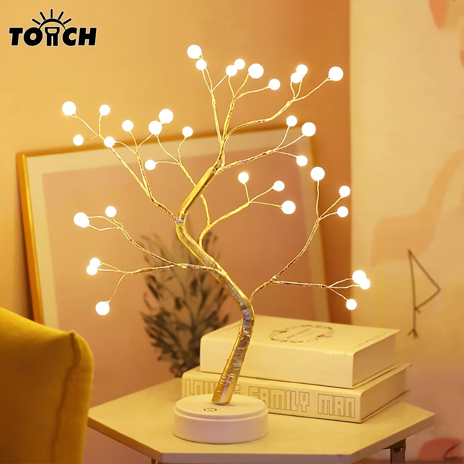 Tabletop Bonsai Tree Light DIY Artificial Tree Lamp Decorative LED Shimmer Tree For Bedroom Desktop Christmas Party Camping Hiking Decor Lights Batteries/USB Operated Fairy Light Decorative Indoor Outdoor Decor Lights