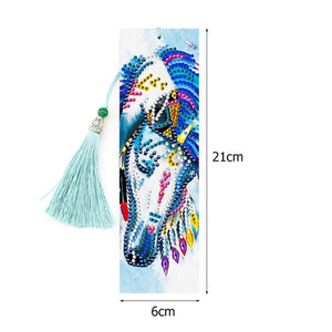 2pcs Colorful Horse-DIY Creative Diamond Bookmark ktclubs.com