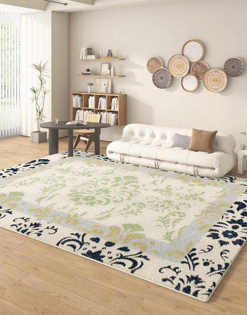 Entryway Modern Runner Rugs, Soft Contemporary Area Rugs Next to Bed, Abstract Area Rugs for Living Room, Modern Rugs for Dining Room