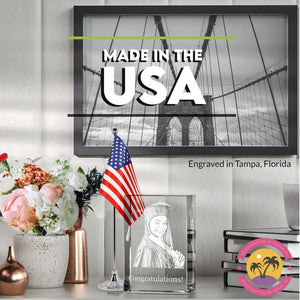 3D Brick (Landscape) Crystal, Laser Engraved with Your Custom Photo by Crystal Clear Memories ktclubs.com