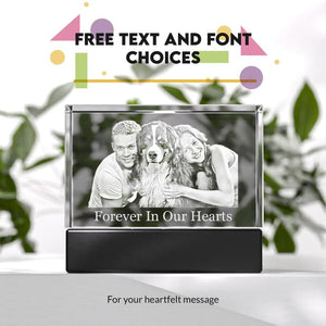 3D Brick (Landscape) Crystal, Laser Engraved with Your Custom Photo by Crystal Clear Memories ktclubs.com