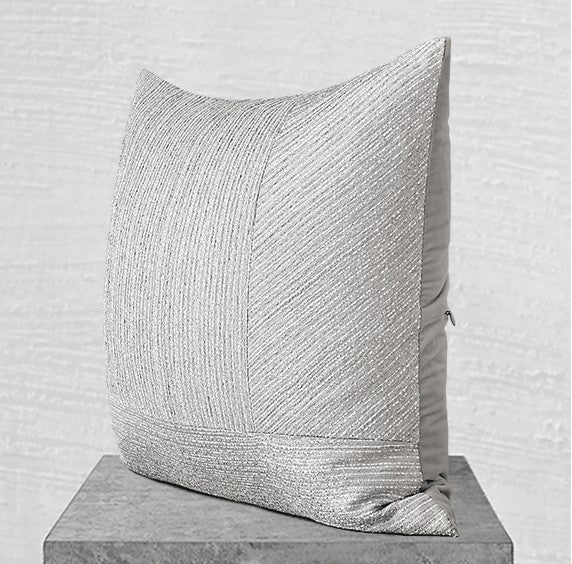 Light Gray Modern Throw Pillows for Couch, Contemporary Throw Pillow for Living Room, Simple Modern Sofa Pillows, Decorative Pillows for Sofa
