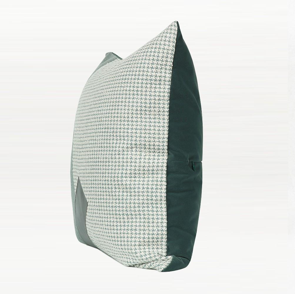 Grey Green Decorative Pillows for Couch, Large Modern Throw Pillows, Modern Sofa Pillows, Square Throw Pillows for Living Room