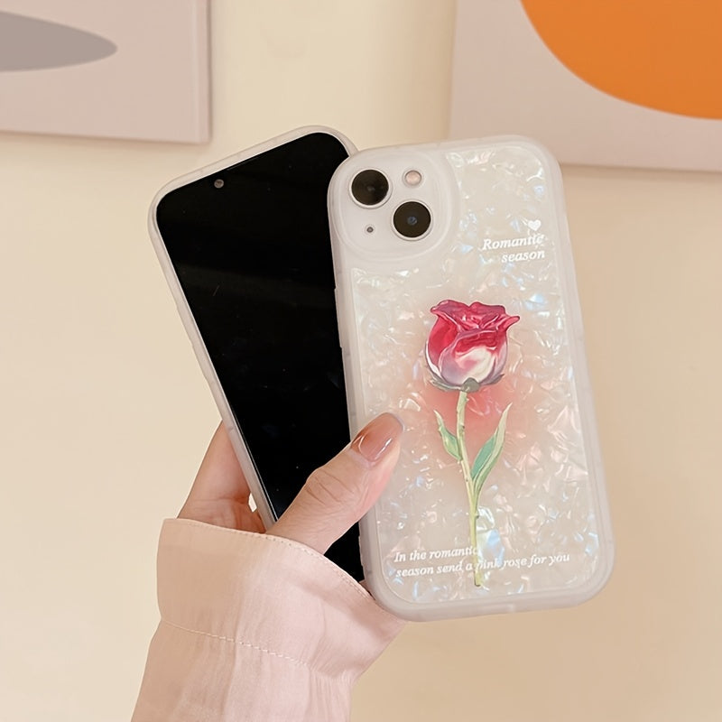 Rose And Tulips Shell Mobile Phone Case