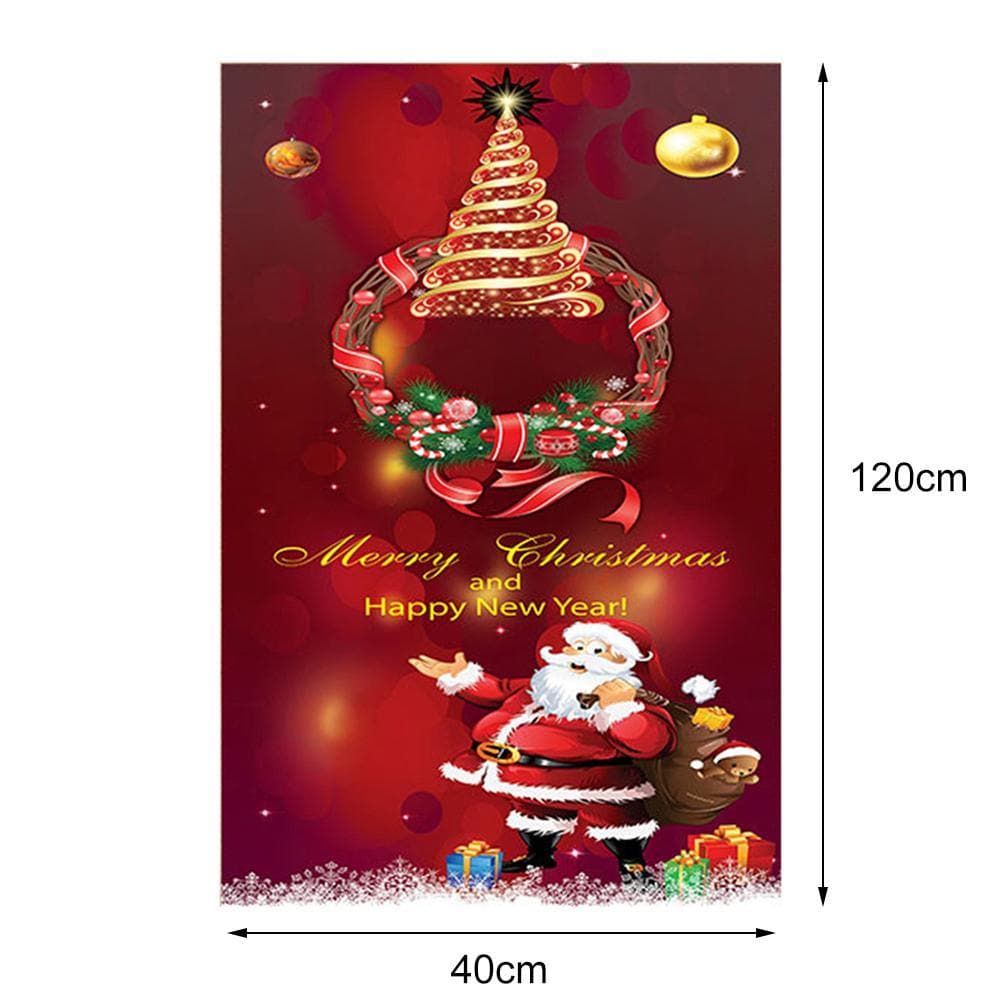40x120cm Christmas Santa Claus Anti-slip Pad Kitchen Floor Mat Carpet Rug ktclubs.com