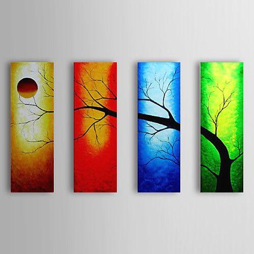 Bedroom Wall Paintings, Tree Painting, Moon Painting, Acrylic Painting Landscape, Bedroom Acrylic Paintings, Landscape Canvas Painting