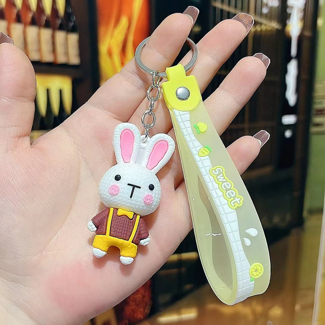 1pc Creative Rabbit Car Key Chain