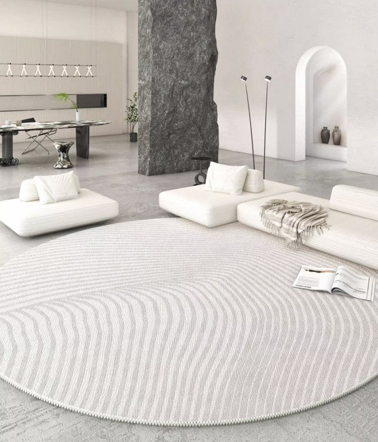 Dining Room Modern Rugs, Contemporary Modern Rugs in Bedroom, Round Modern Rugs in Living Room, Round Modern Rugs under Coffee Table