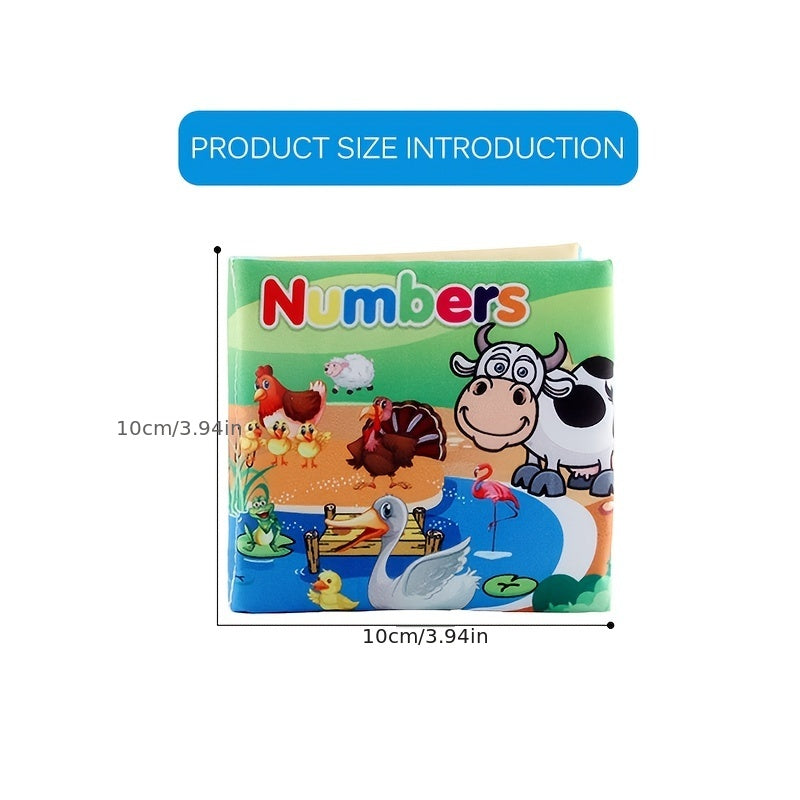 Baby Cloth Books Enlightenment Early Educational Toys, Kids Fruits Animal Numbers Food Cognitive Book, For Toddlers 12-72 Month Baby Infant