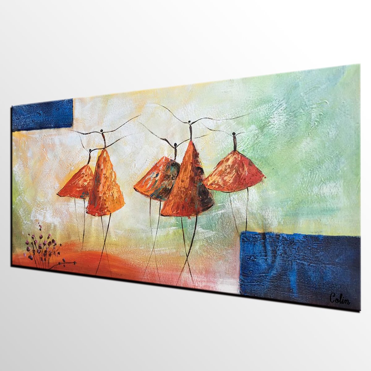 Acrylic Painting for Sale, Modern Wall Art Ideas, Contemporary Painting, Ballet Dancer Paintings, Paintings for Dining Room, Abstract Acrylic Painting