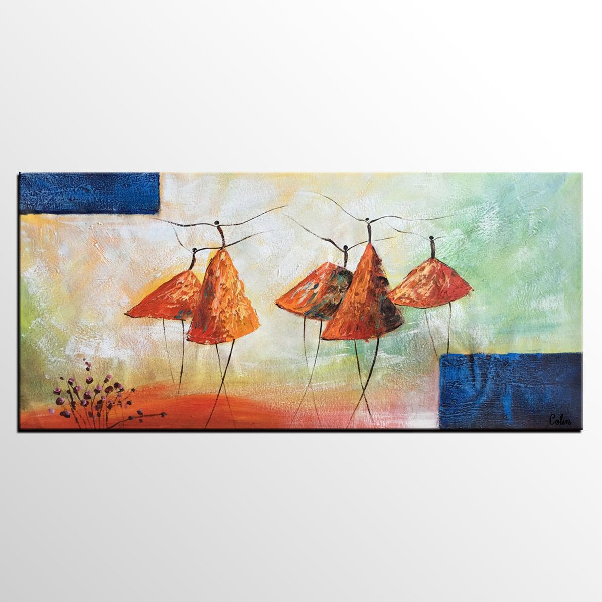 Acrylic Painting for Sale, Modern Wall Art Ideas, Contemporary Painting, Ballet Dancer Paintings, Paintings for Dining Room, Abstract Acrylic Painting