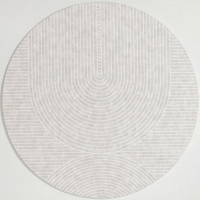 Modern Rugs under Coffee Table, Bathroom Washable Modern Rugs, Round Contemporary Modern Rugs in Bedroom, Round Modern Rugs in Living Room