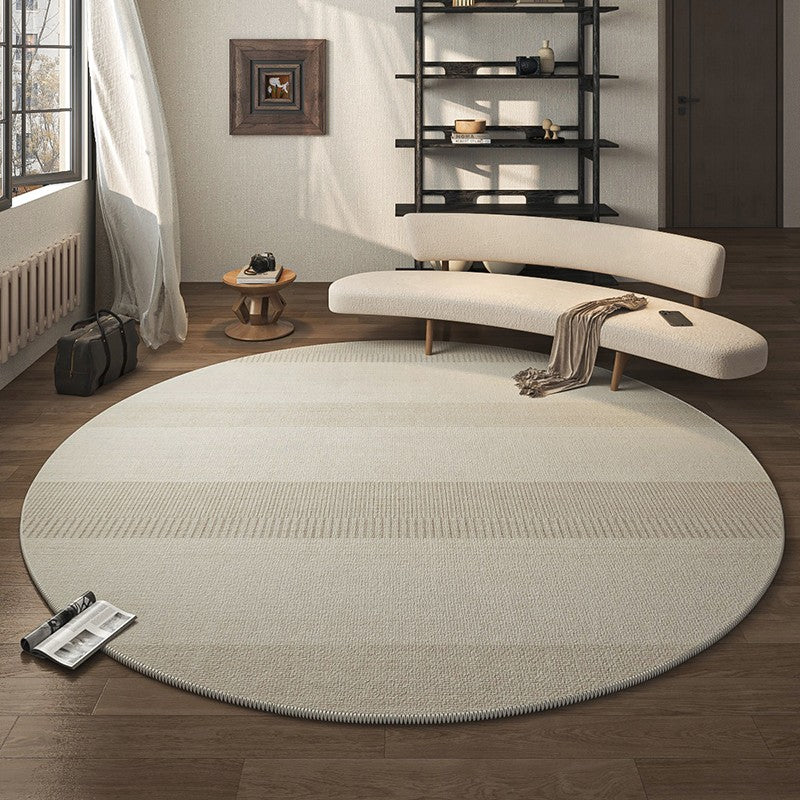Large Modern Rugs for Living Room, Contemporary Area Rugs for Bedroom, Round Area Rugs for Dining Room, Coffee Table Rugs, Circular Modern Area Rug